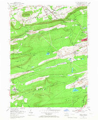 Conyngham Pennsylvania Historical topographic map, 1:24000 scale, 7.5 X 7.5 Minute, Year 1955