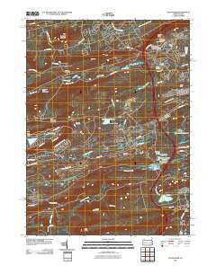 Conyngham Pennsylvania Historical topographic map, 1:24000 scale, 7.5 X 7.5 Minute, Year 2010