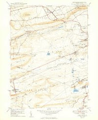 Conyngham Pennsylvania Historical topographic map, 1:24000 scale, 7.5 X 7.5 Minute, Year 1949