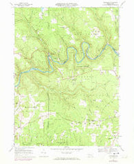 Cooksburg Pennsylvania Historical topographic map, 1:24000 scale, 7.5 X 7.5 Minute, Year 1967