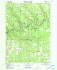 Cooksburg Pennsylvania Historical topographic map, 1:24000 scale, 7.5 X 7.5 Minute, Year 1967