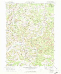 Coolspring Pennsylvania Historical topographic map, 1:24000 scale, 7.5 X 7.5 Minute, Year 1969