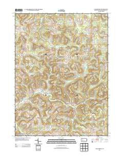 Coolspring Pennsylvania Historical topographic map, 1:24000 scale, 7.5 X 7.5 Minute, Year 2013