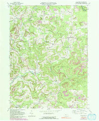 Coolspring Pennsylvania Historical topographic map, 1:24000 scale, 7.5 X 7.5 Minute, Year 1969