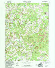 Coolspring Pennsylvania Historical topographic map, 1:24000 scale, 7.5 X 7.5 Minute, Year 1969