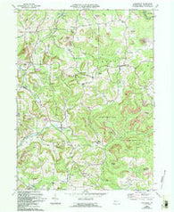 Coolspring Pennsylvania Historical topographic map, 1:24000 scale, 7.5 X 7.5 Minute, Year 1969