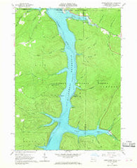 Cornplanter Run Pennsylvania Historical topographic map, 1:24000 scale, 7.5 X 7.5 Minute, Year 1966