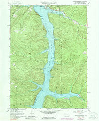 Cornplanter Run Pennsylvania Historical topographic map, 1:24000 scale, 7.5 X 7.5 Minute, Year 1966