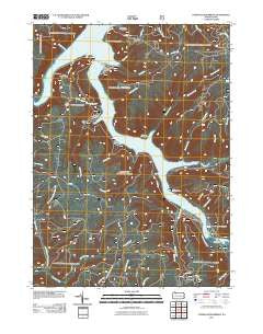 Cornplanter Bridge Pennsylvania Historical topographic map, 1:24000 scale, 7.5 X 7.5 Minute, Year 2011
