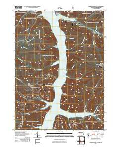 Cornplanter Run Pennsylvania Historical topographic map, 1:24000 scale, 7.5 X 7.5 Minute, Year 2011