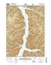 Cornplanter Run Pennsylvania Current topographic map, 1:24000 scale, 7.5 X 7.5 Minute, Year 2016