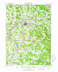 Corry Pennsylvania Historical topographic map, 1:62500 scale, 15 X 15 Minute, Year 1929