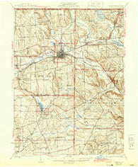 Corry Pennsylvania Historical topographic map, 1:62500 scale, 15 X 15 Minute, Year 1932