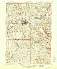 Corry Pennsylvania Historical topographic map, 1:62500 scale, 15 X 15 Minute, Year 1932