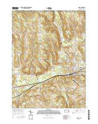 Corry Pennsylvania Current topographic map, 1:24000 scale, 7.5 X 7.5 Minute, Year 2016