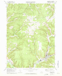 Coudersport Pennsylvania Historical topographic map, 1:24000 scale, 7.5 X 7.5 Minute, Year 1969