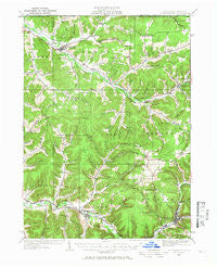 Coudersport Pennsylvania Historical topographic map, 1:62500 scale, 15 X 15 Minute, Year 1934