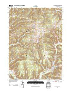 Coudersport Pennsylvania Historical topographic map, 1:24000 scale, 7.5 X 7.5 Minute, Year 2013