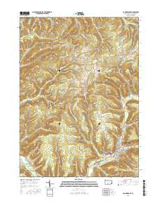 Coudersport Pennsylvania Current topographic map, 1:24000 scale, 7.5 X 7.5 Minute, Year 2016