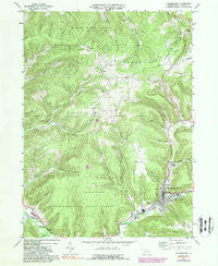 Coudersport Pennsylvania Historical topographic map, 1:24000 scale, 7.5 X 7.5 Minute, Year 1969
