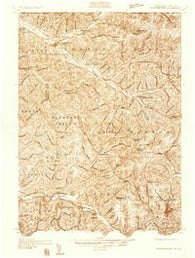 Coudersport Pennsylvania Historical topographic map, 1:48000 scale, 15 X 15 Minute, Year 1934