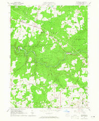 Cranberry Pennsylvania Historical topographic map, 1:24000 scale, 7.5 X 7.5 Minute, Year 1963