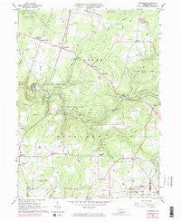Cranberry Pennsylvania Historical topographic map, 1:24000 scale, 7.5 X 7.5 Minute, Year 1963