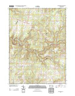 Cranberry Pennsylvania Historical topographic map, 1:24000 scale, 7.5 X 7.5 Minute, Year 2013