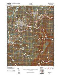 Cresson Pennsylvania Historical topographic map, 1:24000 scale, 7.5 X 7.5 Minute, Year 2010