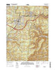Cresson Pennsylvania Current topographic map, 1:24000 scale, 7.5 X 7.5 Minute, Year 2016