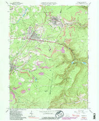 Cresson Pennsylvania Historical topographic map, 1:24000 scale, 7.5 X 7.5 Minute, Year 1963