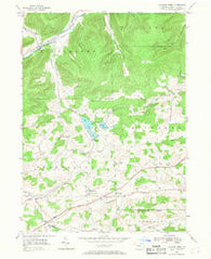 Crooked Creek Pennsylvania Historical topographic map, 1:24000 scale, 7.5 X 7.5 Minute, Year 1954