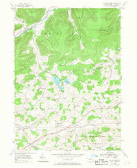 Crooked Creek Pennsylvania Historical topographic map, 1:24000 scale, 7.5 X 7.5 Minute, Year 1954