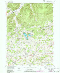Crooked Creek Pennsylvania Historical topographic map, 1:24000 scale, 7.5 X 7.5 Minute, Year 1954