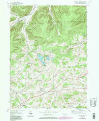 Crooked Creek Pennsylvania Historical topographic map, 1:24000 scale, 7.5 X 7.5 Minute, Year 1954