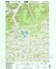 Crooked Creek Pennsylvania Historical topographic map, 1:24000 scale, 7.5 X 7.5 Minute, Year 1994