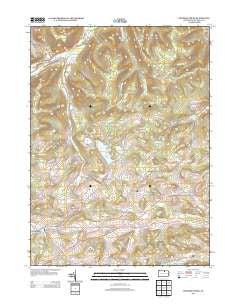 Crooked Creek Pennsylvania Historical topographic map, 1:24000 scale, 7.5 X 7.5 Minute, Year 2013