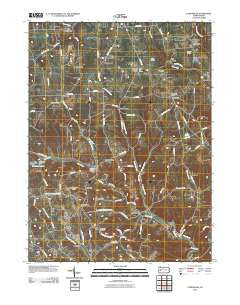 Curtisville Pennsylvania Historical topographic map, 1:24000 scale, 7.5 X 7.5 Minute, Year 2010