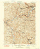 Curwensville Pennsylvania Historical topographic map, 1:62500 scale, 15 X 15 Minute, Year 1939
