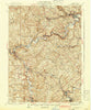 Curwensville Pennsylvania Historical topographic map, 1:62500 scale, 15 X 15 Minute, Year 1942
