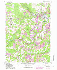 Curwensville Pennsylvania Historical topographic map, 1:24000 scale, 7.5 X 7.5 Minute, Year 1959