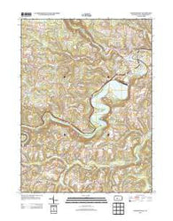 Curwensville Pennsylvania Historical topographic map, 1:24000 scale, 7.5 X 7.5 Minute, Year 2013