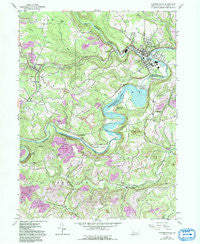 Curwensville Pennsylvania Historical topographic map, 1:24000 scale, 7.5 X 7.5 Minute, Year 1959