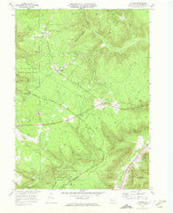 Cyclone Pennsylvania Historical topographic map, 1:24000 scale, 7.5 X 7.5 Minute, Year 1969