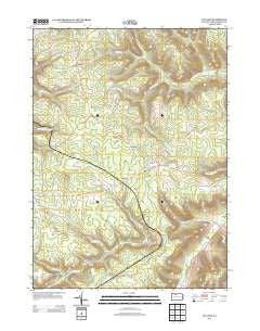 Cyclone Pennsylvania Historical topographic map, 1:24000 scale, 7.5 X 7.5 Minute, Year 2013