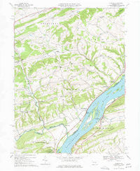 Dalmatia Pennsylvania Historical topographic map, 1:24000 scale, 7.5 X 7.5 Minute, Year 1969