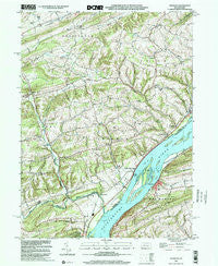 Dalmatia Pennsylvania Historical topographic map, 1:24000 scale, 7.5 X 7.5 Minute, Year 1999