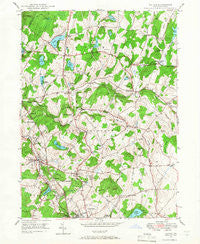 Dalton Pennsylvania Historical topographic map, 1:24000 scale, 7.5 X 7.5 Minute, Year 1946