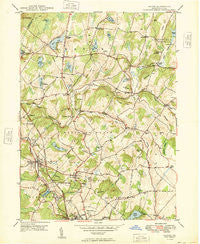 Dalton Pennsylvania Historical topographic map, 1:24000 scale, 7.5 X 7.5 Minute, Year 1949