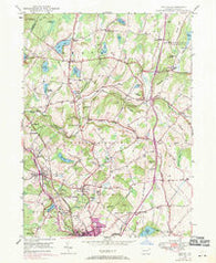 Dalton Pennsylvania Historical topographic map, 1:24000 scale, 7.5 X 7.5 Minute, Year 1946